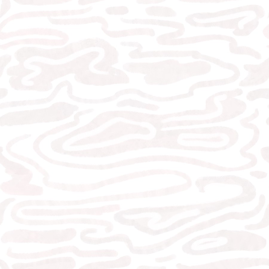 Pale seamless repeat of soft topographic water lines, almost tonal on white.